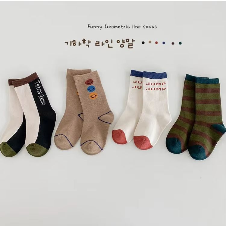 Cotton Crew Sock Pack - Calzini da ragazzo 3-12T Calzini da