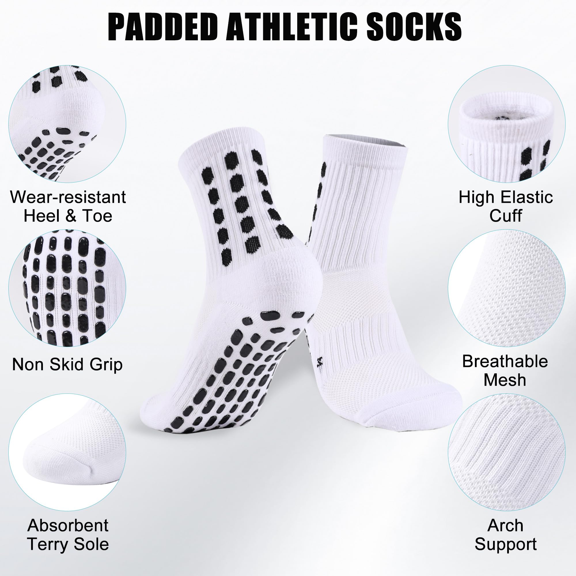 4/8 paia di calzini da calcio  - Athletic Sock Cushion recensione e prezzo